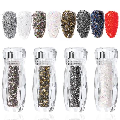New Nail Art Jewelry Symphony Elf Bead Nail Sticky Diamond, Transparent Microbead Micro Diamond Bottle