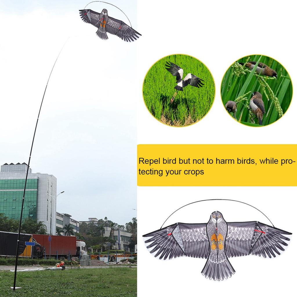 7m Bird Pest Scarer Repeller Kite Bird Repeller Kite for Farmer Crops Protecting