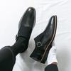 Neuer Eingang Herren Freizeitschuhe Bequeme Loafer Anti-Rutsch Oxford Schuhe Handgefertigte Lederschuhe für Bankette Slip-on Falts