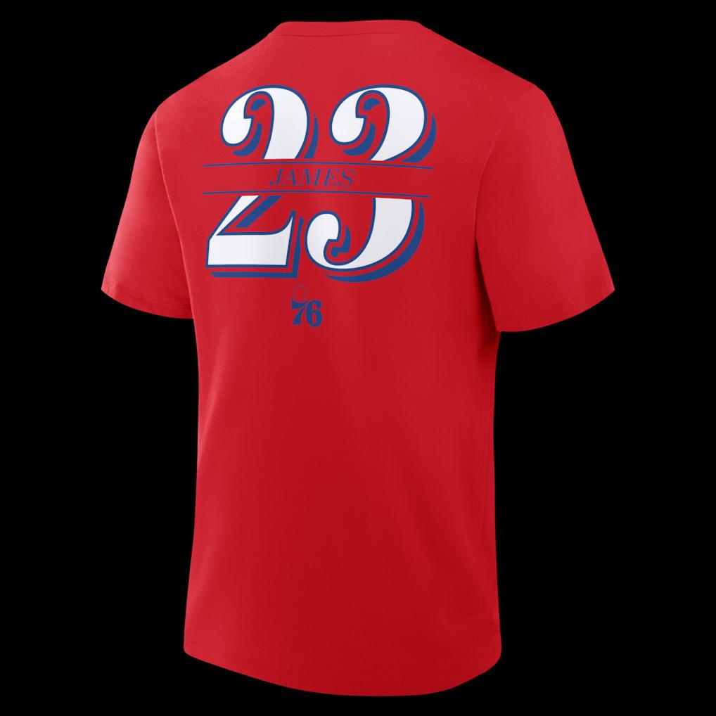 LeBron James Stagione 26-27 Philadelphia 76ers Maglietta Nome e Numero Uomo Donna Oversize Allenamento Sportiva Manica Corta Abbigliamento Femminile Maschile