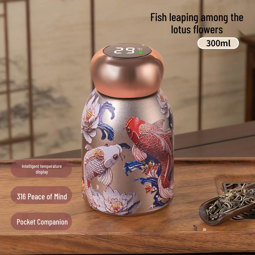 Chubby 316 Stainless Steel Insulated Pocket Cup with Portable Carrying Ring