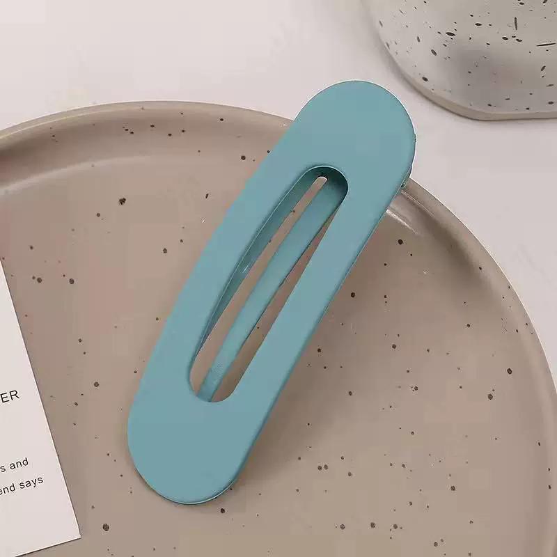 

«Бесшовная шпилька для волос «Утиный нос» для укладки челки и обрамления лица» озеро синий