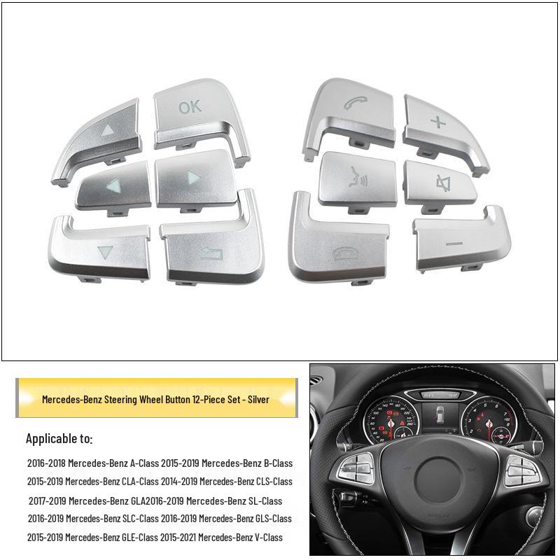 Mercedes-Benz Steering Wheel Buttons for GLS, GLE, A, B, and V Class - Multifunctional Switches W292