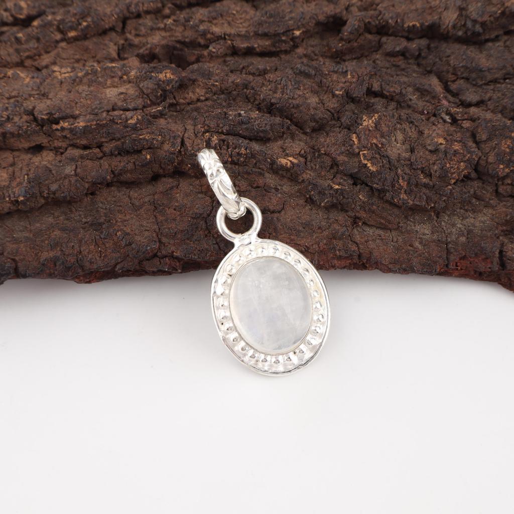 Rainbow Moonstone Jewelry, 925 Solid Sterling Silver Pendant Jewelry, Handmade Pendant Gemstone Jewelry For Women