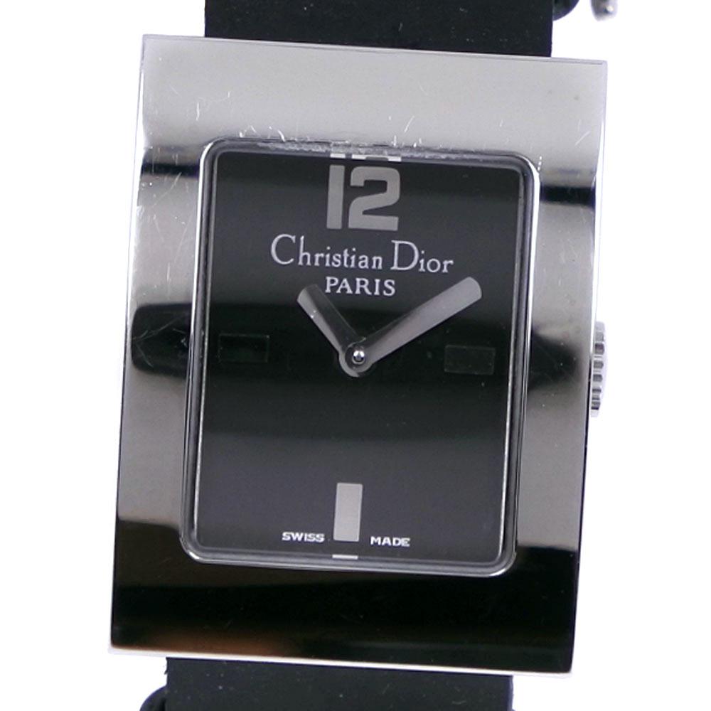 

Dior Maris Watches D78-109 Silver-/black blackDial Stainless Steel/leather Quartz Analog display Women Used