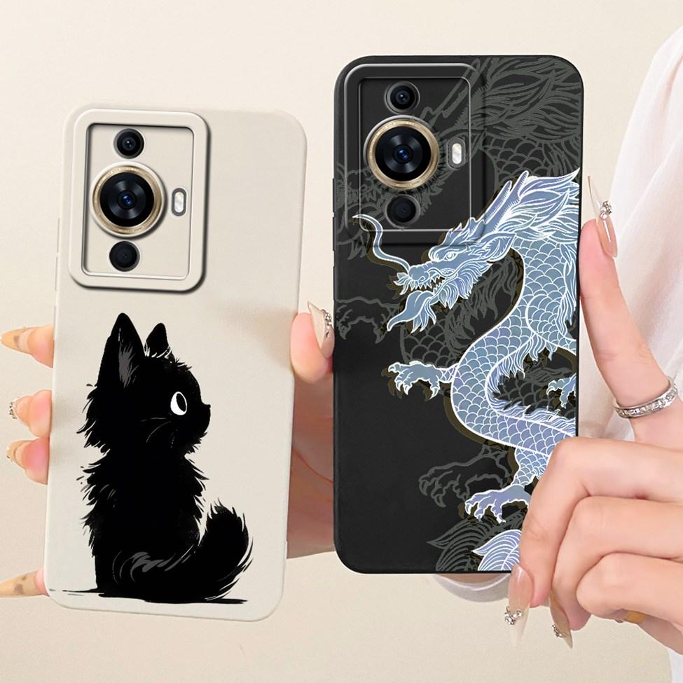 For Huawei Nova 11Pro GOA-AL80 GOA-LX9 Casing For Huawei Nova 11 Pro Case Cover Silicone Fashion Cartoon Cute Funny Painted