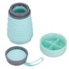Folding Water Bottle Multifunctional Portable Telescopic Silicone Travel Outdoor KettleGreen