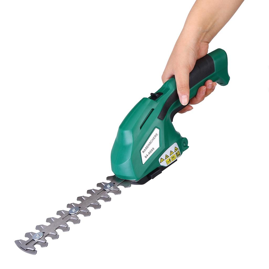 2 In 1 7.2V Electric Trimmer Grass Shears Lithium-ion Household Cordless Hedge Trimmer Rechargeable Weeding Shear