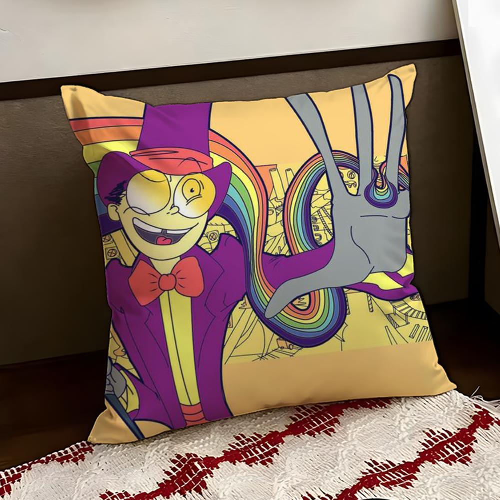 Cool Cartoon SSuperjail Cushion Cover Reversible Soft Durable Pillow Cover Home  Car MultiScene Use for Daily Comfort