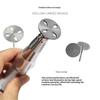 50Pcs Replaceable Self-Adhesive Nail Art Sanding Polish Paper Discs With Metal Nail Bearing For Manicure And Pedicure Repair