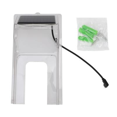 Doorbell Rain Cover Transparent Plastic ABS Weatherproof Solar Powered Door Bell Cover