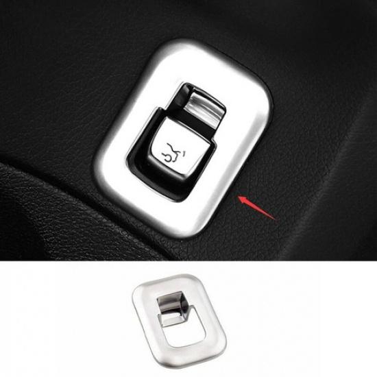 Inner Tailgate Rear Door Switch Cover For Benz C-Class W205 15- Matte Silver