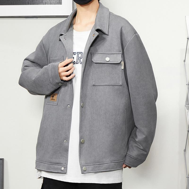 Duży Rozmiar Męska Jesienno-Zimowa Kurtka Casual Przystojna Kurtka Topowa