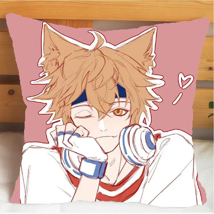 Arena of Valor Honor of Kings Bai Li Xuan Ce Pillow and Pillowcase Cushion Cover Double Sided Print Plush Throw Pillows 40x40cm