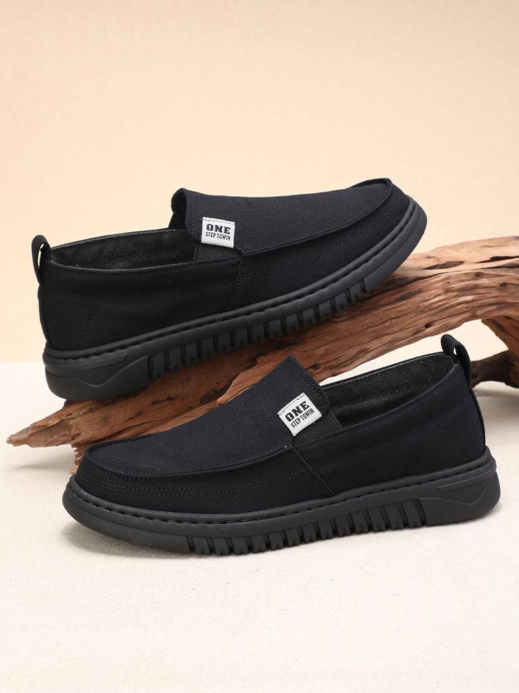 Old Beijing Cloth Shoes Men's Spring and Autumn Casual Breathable Comfortable Soft Anti-slip Odor-proof Cloth Shoes