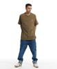 Cream Soda Lab Motocamp Small Logo Short Sleeve T-Shirt Olive