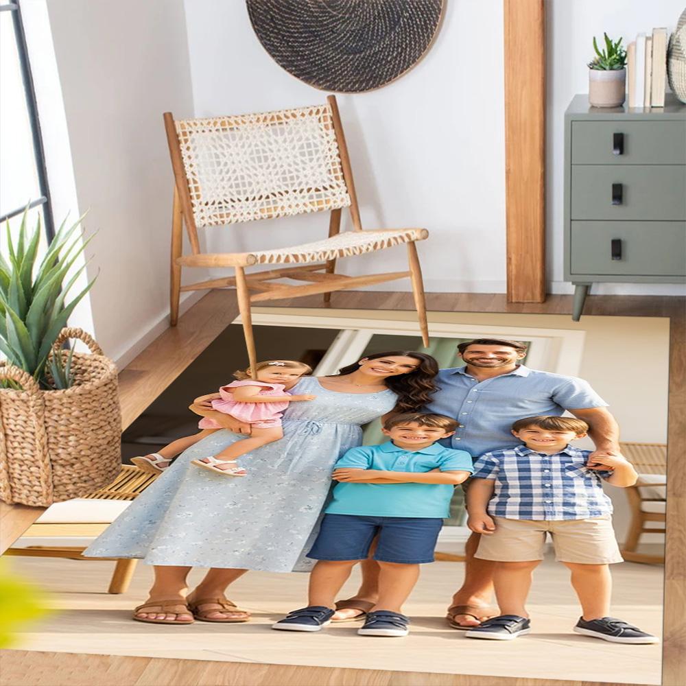 Customize Photos Customize Your Photo Carpet Design for Game Room Outdoor Decorate Room Hallway Antislip Carpet Anime Office Decor