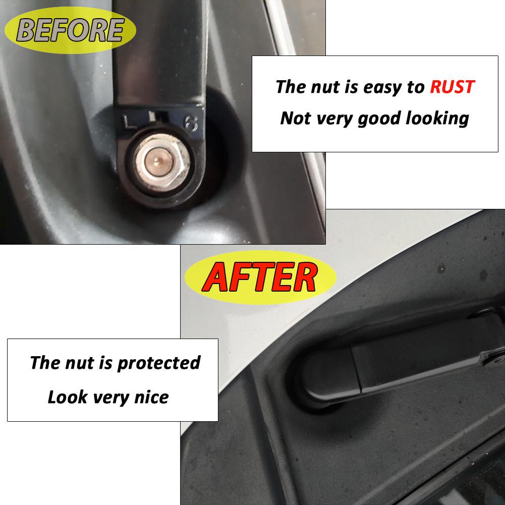 thumbnail image 2 of 2pcs Front Wiper Arm Nut Covers For Chevrolet Camaro 2010-2018 - ABS Rust Prevention Caps 2 of 13