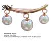 Shawl Safety Pin Brooch Women Bowknot Shape Anti-Rust Finish Clip