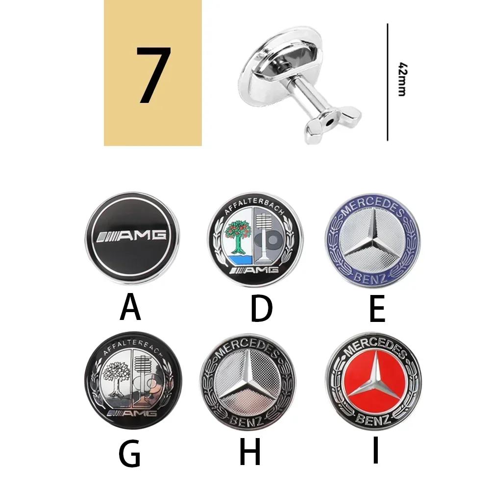 

Автомобільна наклейка Для автомобіля Mercedes Benz Оригінальна передня емблема Декоративна кришка Для Mercedes Benz W212 W108 W176 W204 W168 AMG W222 C30 A
