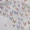 Nail Accessories Bronzing Butterfly Nail Decals White Stars Butterfly Nail Decorations  Nail Salon