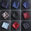 Fashion Paisley Pocket square embroidery Hankies Chest Towel Men handkerchief
