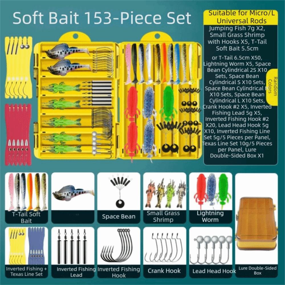 Soft Lure Fishing Lures Set Poppers Fishing Minnow Angling Set Fishing Crankbait Pesca