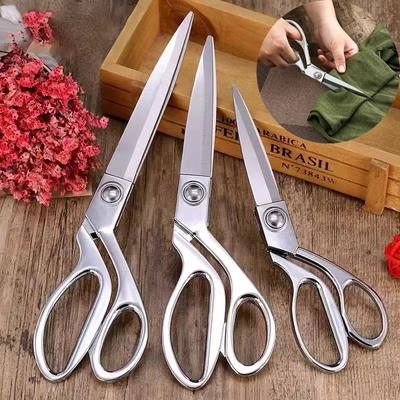 1/2pcs Professional Stainless Steel Tailor Scissors - Sharp Dressmaking Shears for Sewing and Crafting