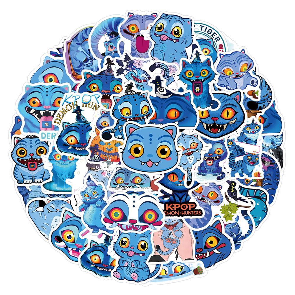 55-110PCS K-POP Demon Hunters Stickers Anime Waterproof Vinyl Decals for Laptop Water Bottle Skateboard Phone Gift for Fans