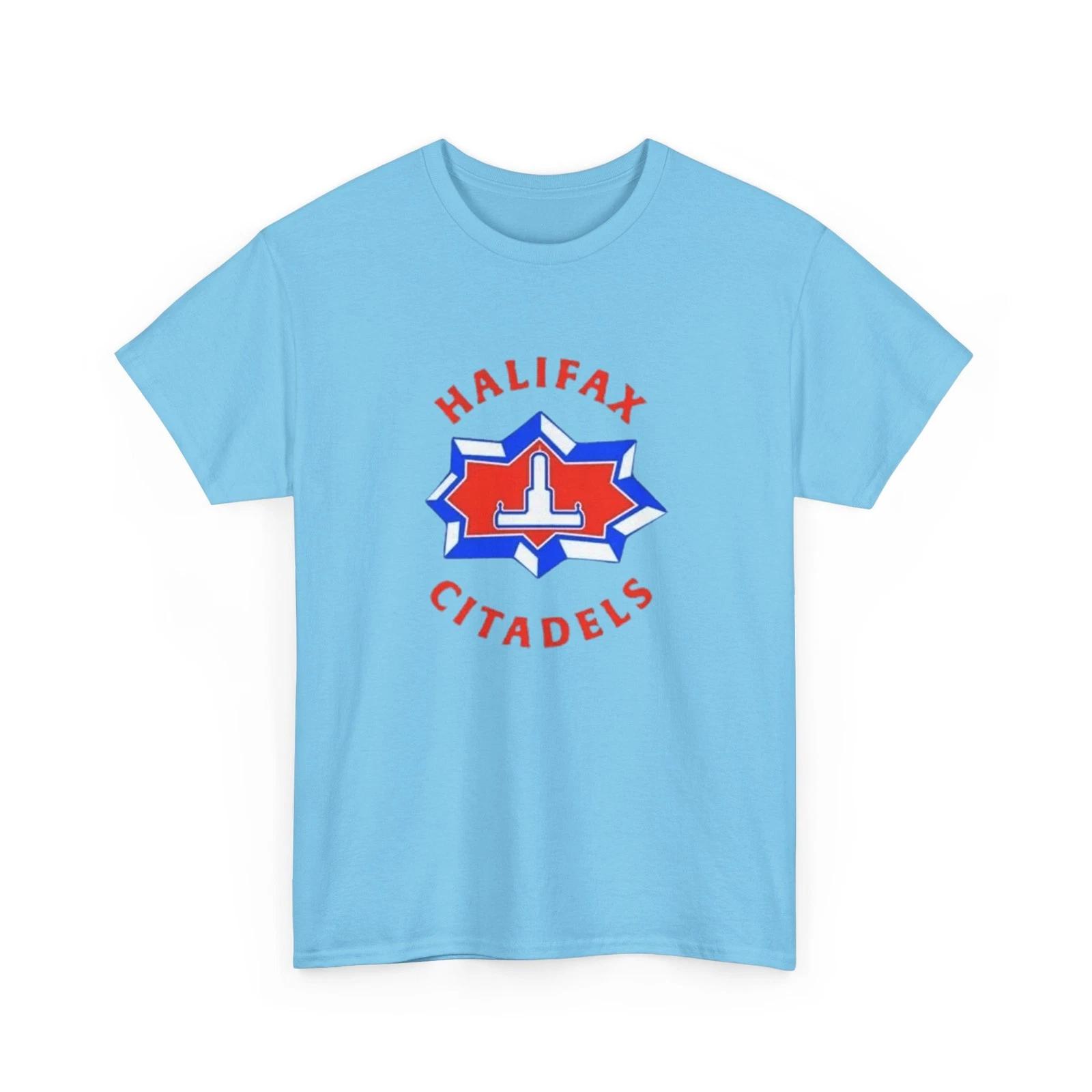 Defunct AHL Hockey Halifax Citadels Printed T shirt Vintage Sports Collectible 2XL