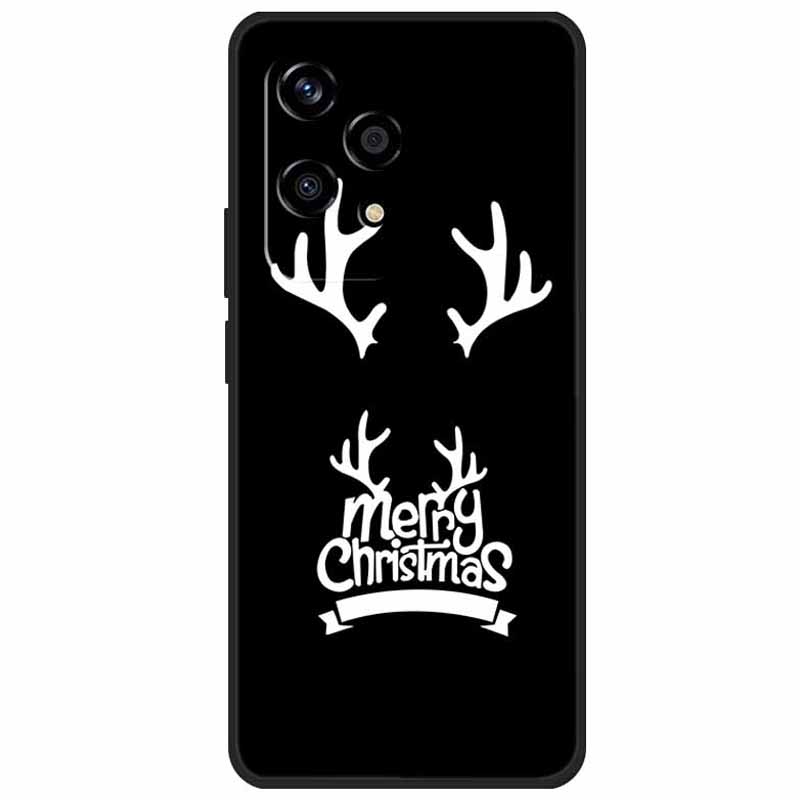 

For Honor 200 Lite Case Anti-Drop Pattern Printed Slim TPU Phone Cover Deer Horn