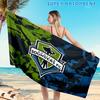 1PC Sc Internacional Crest Beach Towel, Microfiber Beach Towel, Perfect For Pool, Beach, Travel, Home Decor Beach Party Fan Gifts