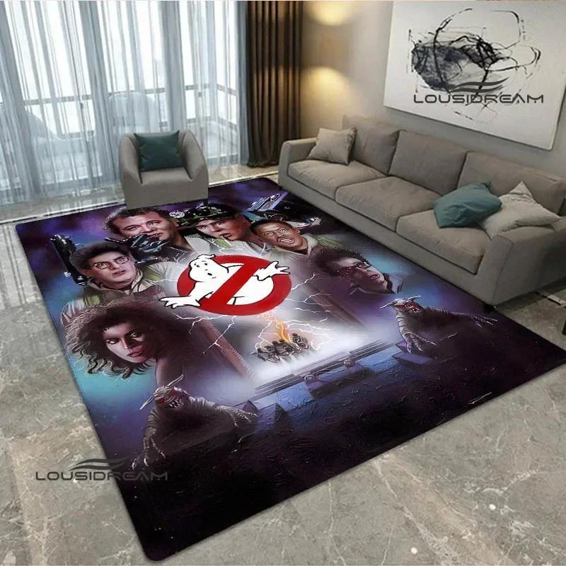 3D G-Ghostbusters Cartoon printed carpet living room bedroom carpet non-slip door mat area rug Home room decor birthday gift