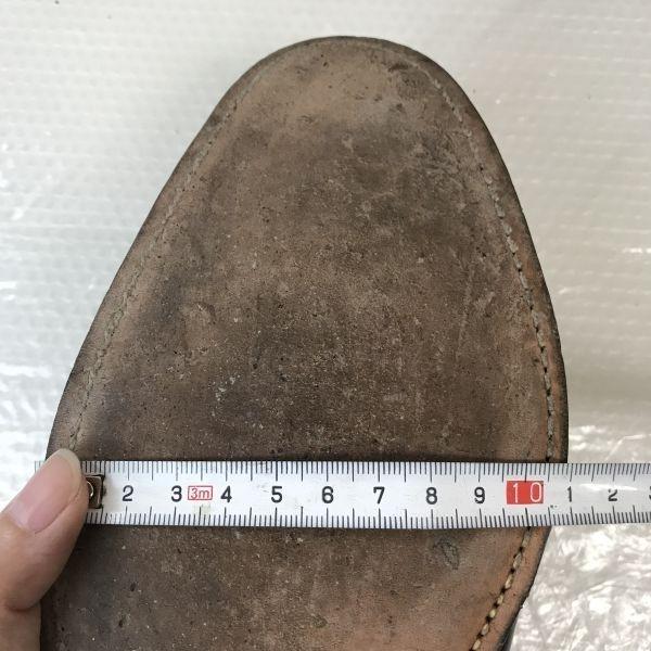 80s-90s USA Made Vintage/Johnston & Murphy OPTIMA/Full Brogue Wingtip/12D/29.0-30.0/Brown/BROWN/(USED)