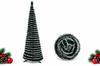 Artificial Foldable Pop Up Snow-Covered Christmas Tree with Stand 150