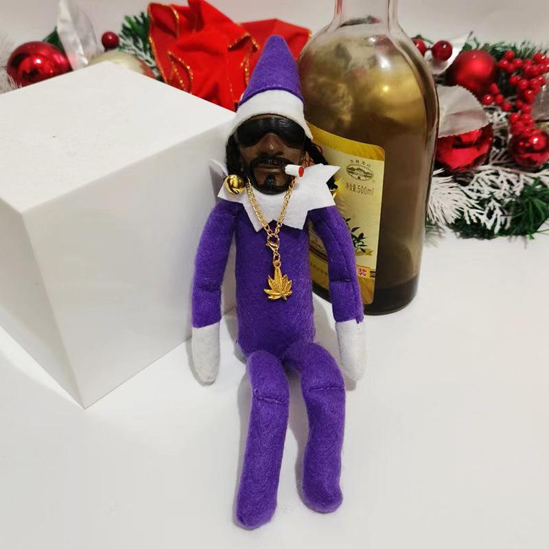 1/2pcs Snoop on A Stoop Christmas Elf Doll 2025 Christmas Decorations Festive Atmosphere Doll Ornament New Year Xmas Gift