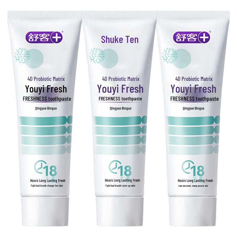 

Shuke Probiotic Toothpaste - Whitening & Fresh Breath (3 x 120g)