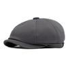 Berretto da strillone da uomo e da donna, cappello ottagonale per uomo, berretto piatto britannico, retrò a otto lame, berretto traspirante
