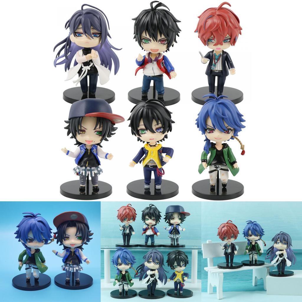 Charming 6 Variants Q Version Hypnotic Microphone Anime Collectible Doll For Fun