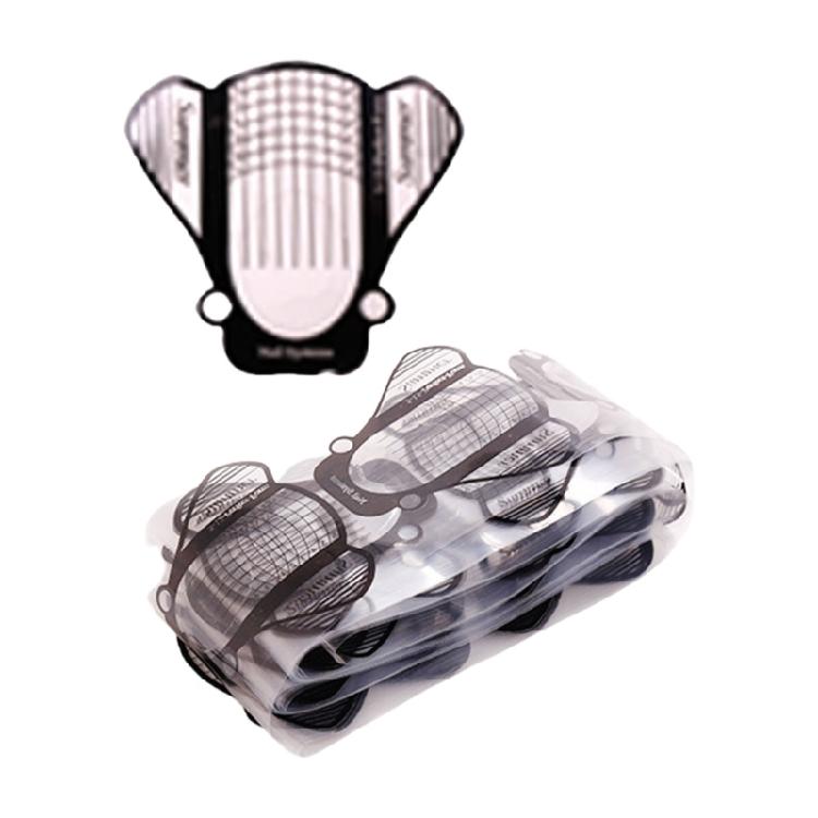 100 Pieces Nail Sculpting Forms With Strong Adhesive Nail Extension Accessory For Seamless Application At Home Or Salon