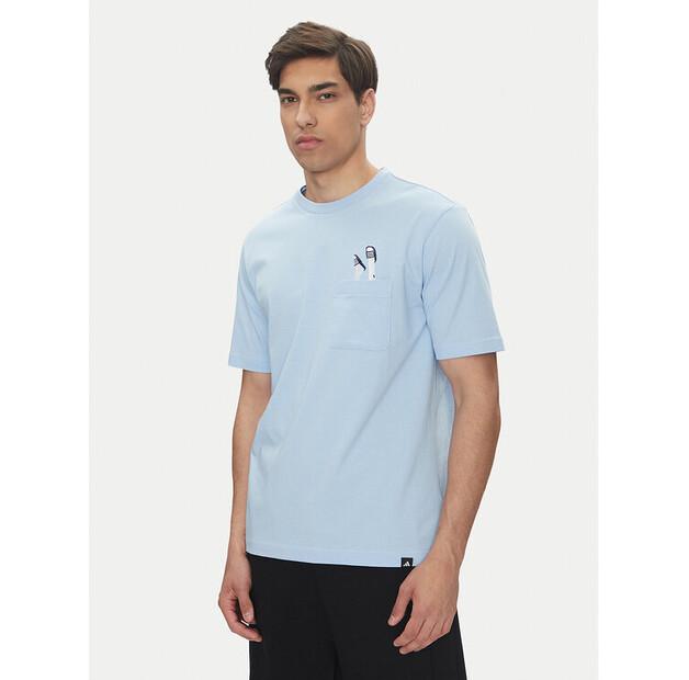 Футболка adidas Lounge Slides Graphic Pocket EU L