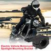 Motorcycle Light Bracket Aluminum Alloy Heavy-Duty Electric Scooter LED Light Mounting Bracket For Night Highway Riding Touring