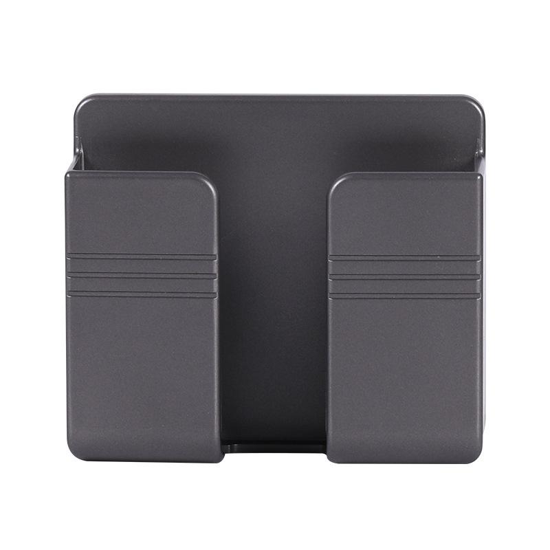 

Кронштейн без перфорации Пульт дистанционного управления Зарядка мобильного телефона Настенная коробка Настенная коробка для хранения Стеллаж для хранения мобильного телефона without hooks чёрный