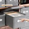 Foldable Cotton Linen Storage Box
