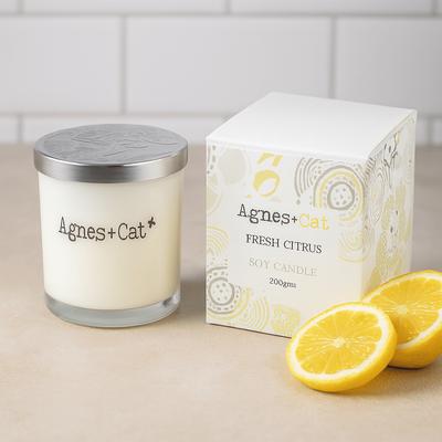 Citrus Scented Soy Votive Candle