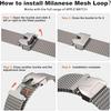 Milanese Bands For Apple Watch Straps 49mm 46mm 44mm 45mm 40mm 41 42mm Parachute Bracelet iWatch Series 11 10 9 8 7 SE Ultra 2 3