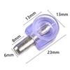23x13mm Shelf Support Pegs Iron And Rubber Secure Hold