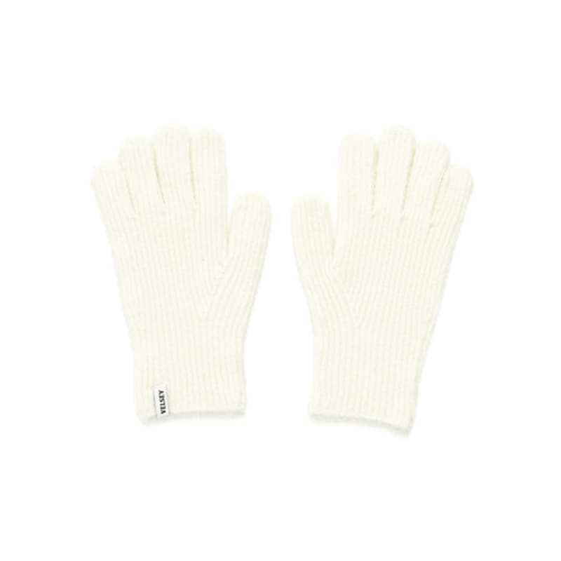Velsey Wool Blended Classic Lip Glove [WHITE]