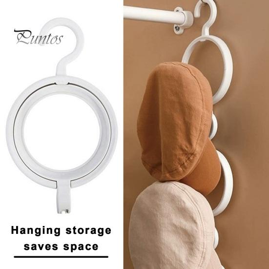 Wieszak na czapkę bejsbolową Organizator Okrągłe drzwi z tyłu Wielofunkcyjna peruka Kapelusz z daszkiem Szalik Torba na ubrania Wyświetlacz Uchwyt ścienny Wieszak ścienny