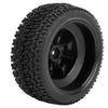 4Pcs Short Truck Y Shape Pattern Wheel Tyre Accessory for ZD Racing 1/10 RC Car Black